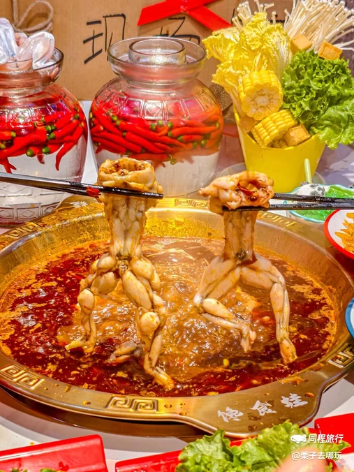 馋食蛙·重庆·美蛙肥肠鱼·夜宵(天津总店) - 天津市旅游