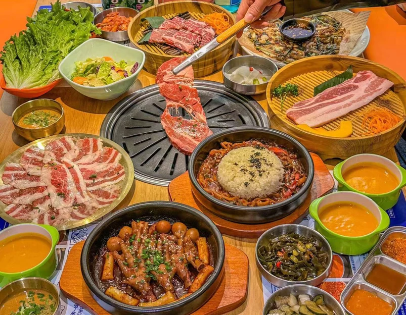 菊炭炉缘首尔烤肉料理 - 上海市旅游 1