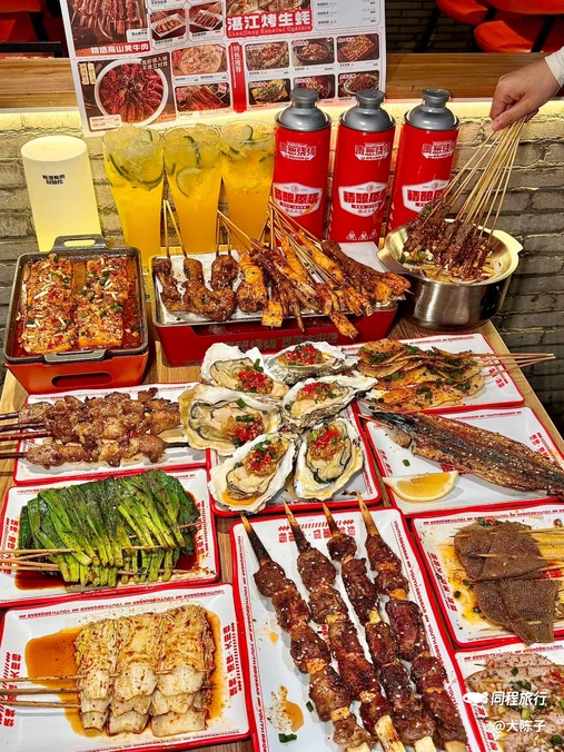 青葱烧烤·宵夜大排档·团建聚会(淡水店) - 惠州市旅游