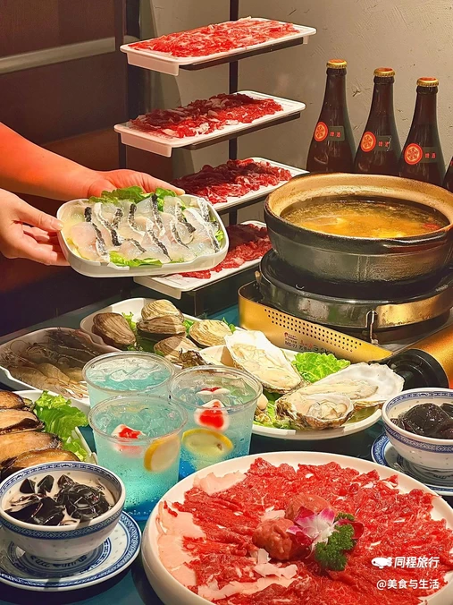 邹开喜·小海鲜醉鸡煲·潮汕鲜切牛肉店(襄阳北路店) - 上海市旅游