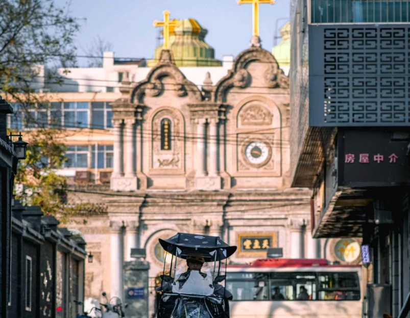 西安教区五星街天主堂 - 西安市旅游 1