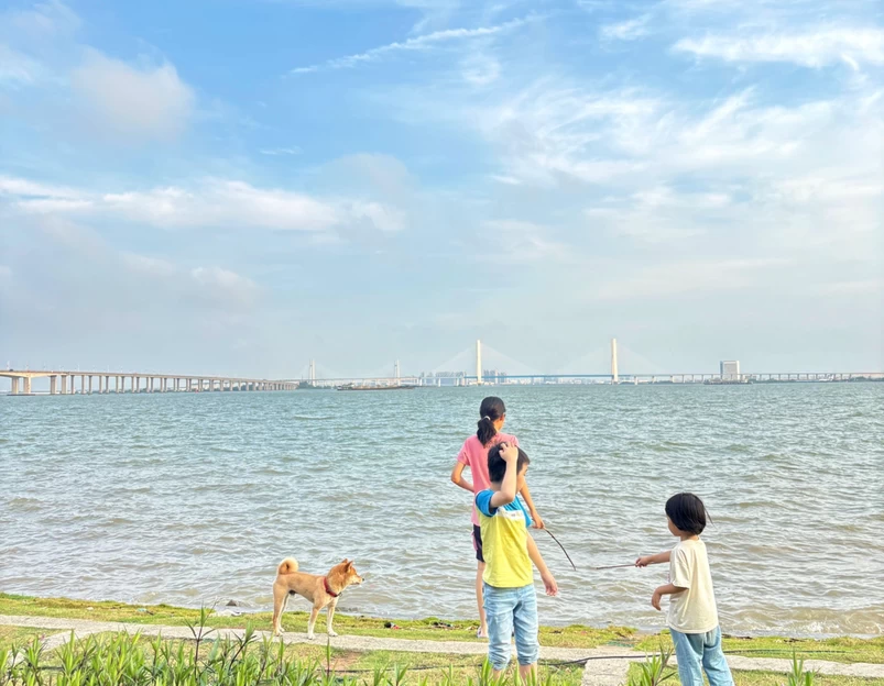 南沙凫洲大桥超级堤露营地 - 广州旅游 1