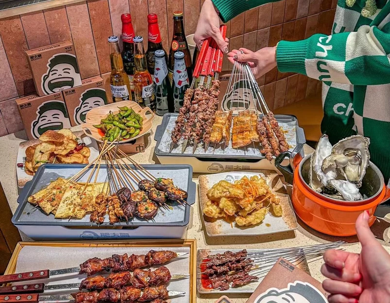 肥大嘴·哈尔滨烧烤·小龙虾·锅包肉(五角场店) - 上海市旅游 1