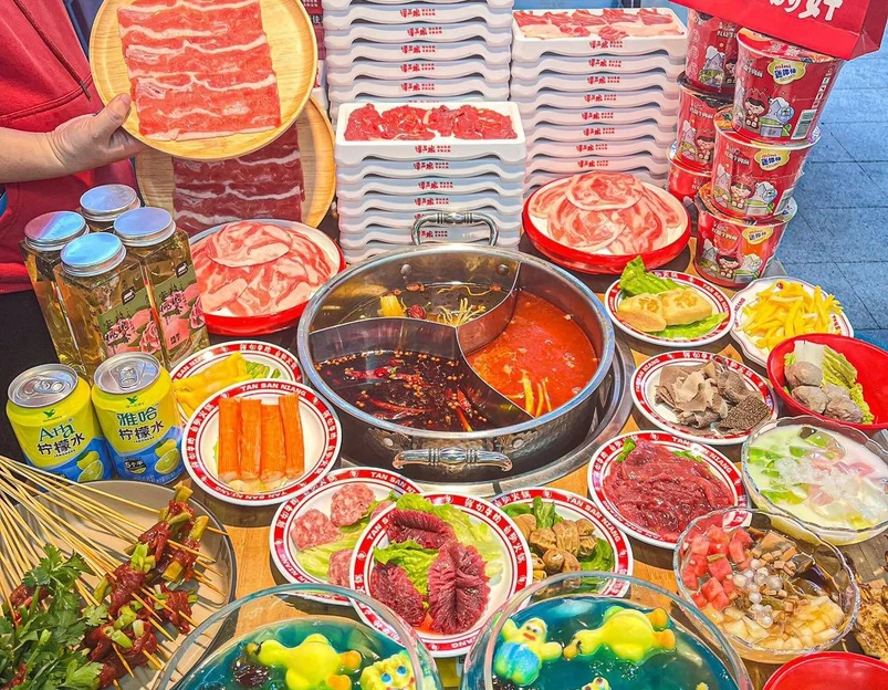 谭三娘鲜切牛肉自助火锅(龙岗布吉店) - 深圳市旅游 1