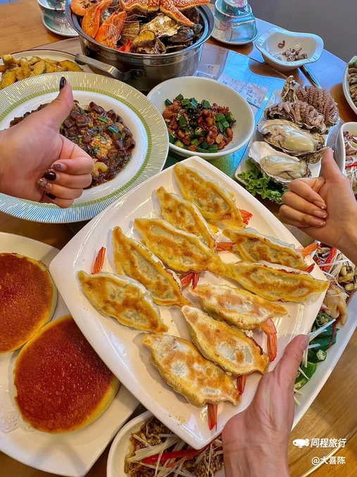 老邻居·八鲜锅贴 海肠捞饭 鲅鱼饺子(高铁站店) - 威海市旅游