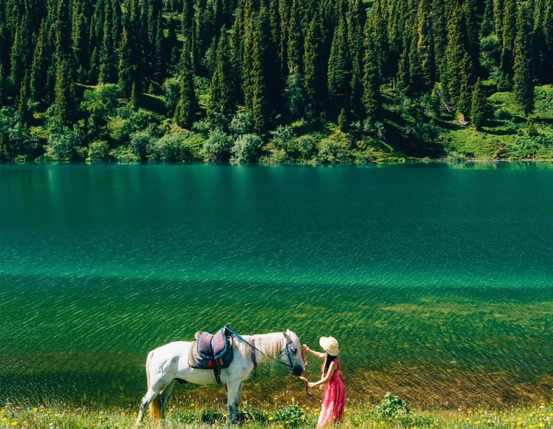 仙女湖-入口 - 伊犁哈萨克自治州旅游 1