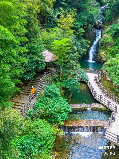 龙潭飞瀑 - 杭州市旅游