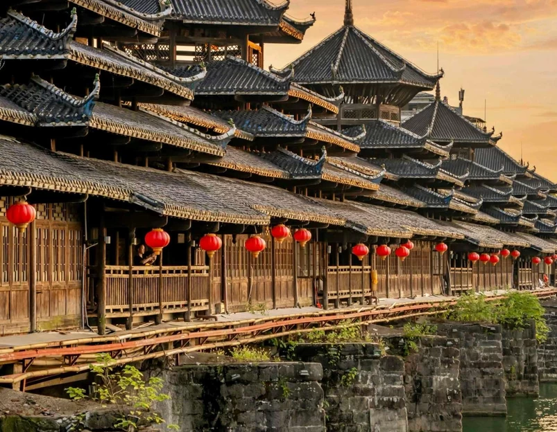 芷江龙津风雨桥 - 怀化市旅游 1