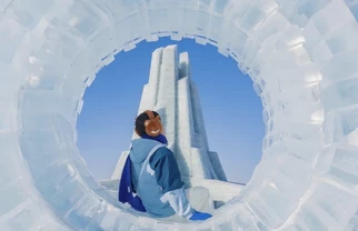 马来西亚女孩首看雪，东北包车7天太爽啦
