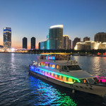 夜游海口湾(海口国家帆船基地码头)