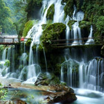 螺髻九十九里温泉瀑布风景区
