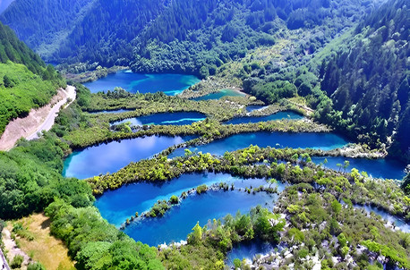6天5晚·四川+九寨沟+黄龙+都江堰+三星堆或省博物馆+熊猫基地跟团游