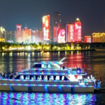 夜游海口湾（东坡老码头）