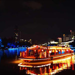 塘河夜画