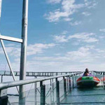 玉环炮台滨海高空漂流
