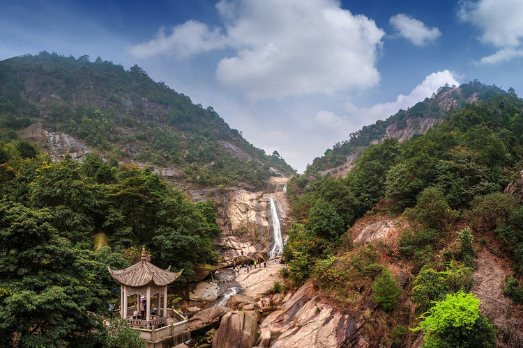 飞越温州生态园瑶溪景区带你领略上苍的视角