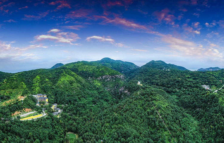 用上帝之眼畅游温州仙岩景区享受绿的魅力